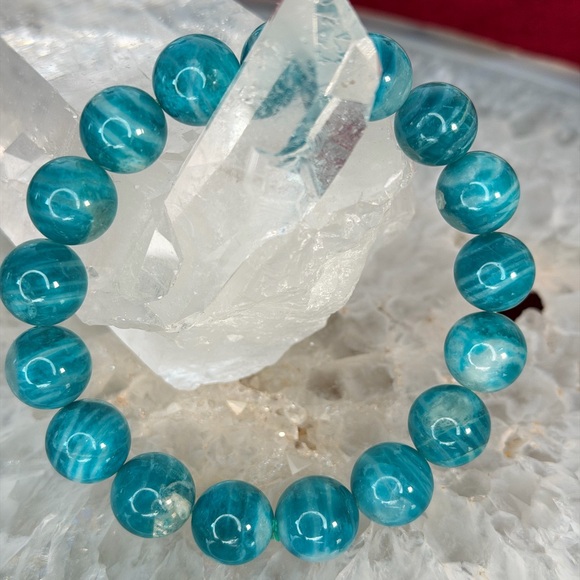 Jewelry - 💎 Extra Grade Russian Amazonite Beaded Bracelet | Natural Gemstone 💎